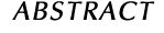 ABSTRACT