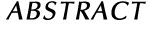 ABSTRACT