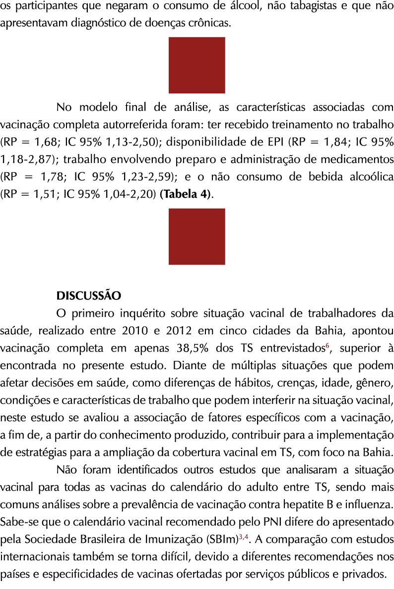 os participantes que negaram o consumo de lcool, n o tabagistas e que n o apresentavam diagn stico de doen as cr nic...