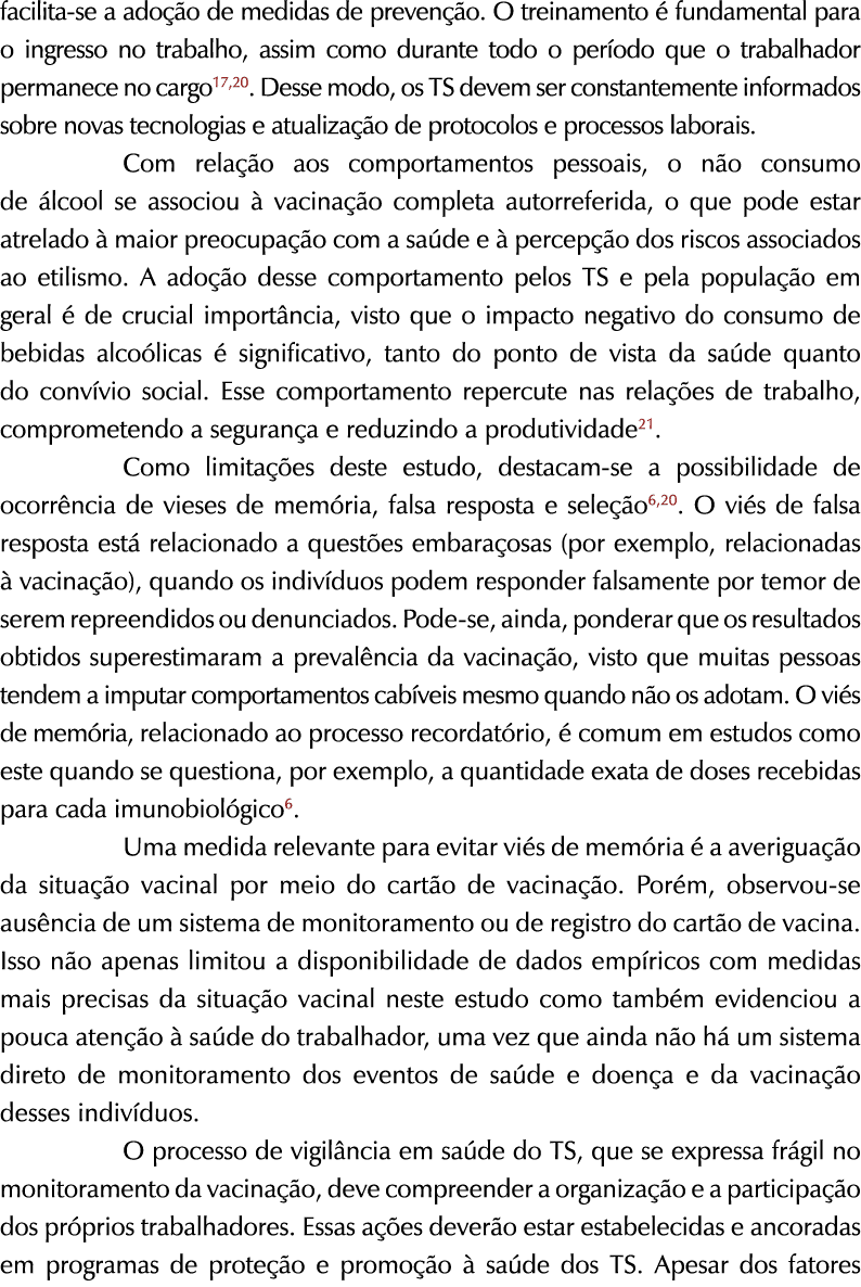 facilita-se a ado o de medidas de preven  o. O treinamento   fundamental para o ingresso no trabalho, assim como dur...